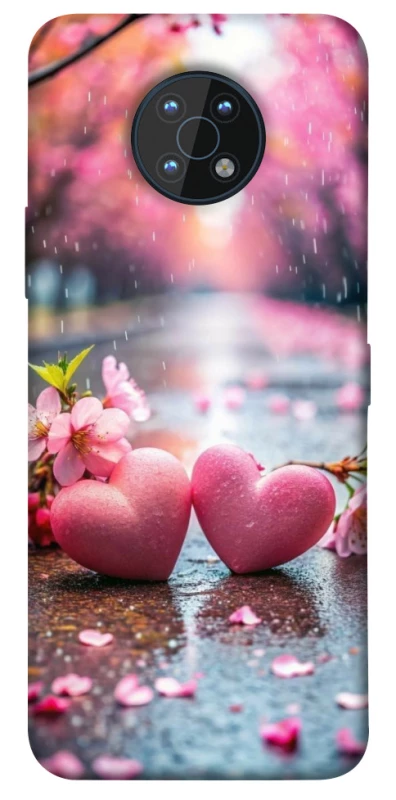 Чехол на Nokia G50 Pink heart фото 1 из 1