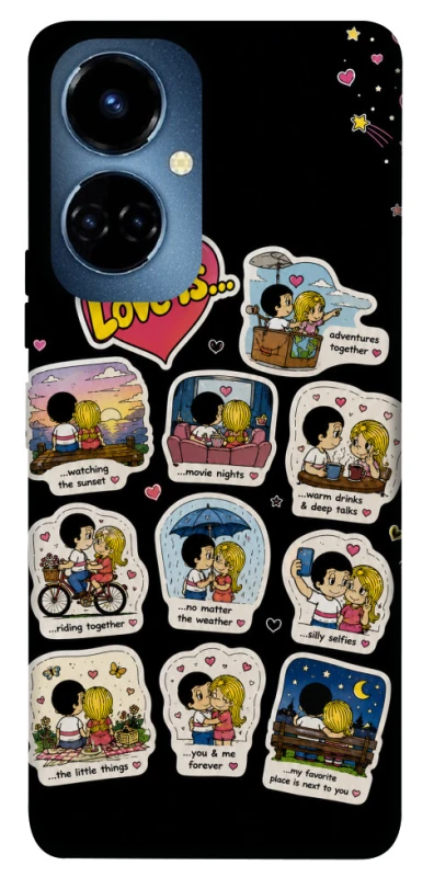 Чехол на TECNO Camon 19 Pro Love is ver.4 фото 1 из 1