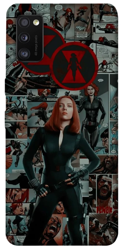 Чехол на Samsung Galaxy A41 Black Widow фото 1 из 1