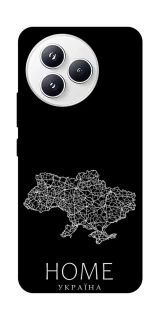 Чехол на Xiaomi Civi 5 Pro Ukraine black map фото 1 из 1
