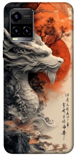 Чехол на Vivo Y21 / Y33s white dragon фото 1 из 1