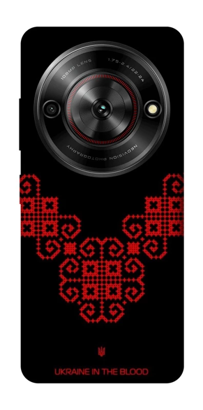 Чохол на ZTE Nubia Focus Чорно-червона вишиванка фото 1 з 1