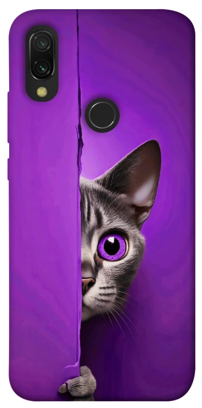 Чохол на Xiaomi Redmi 7 Кіт-підглядач фото 1 з 1
