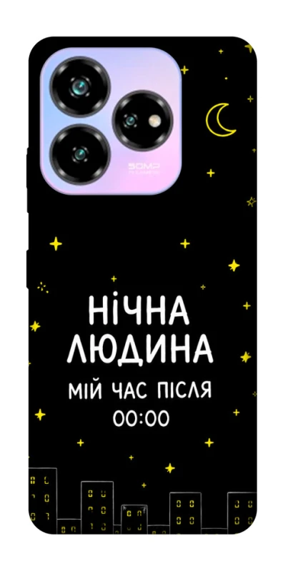 Чехол на ZTE Nubia V60 Desing Нічна людина фото 1 из 1