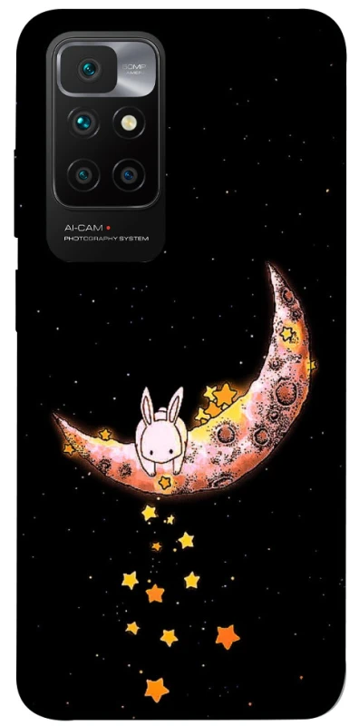 Чохол на Xiaomi Redmi 10 Moon rabbit фото 1 з 1