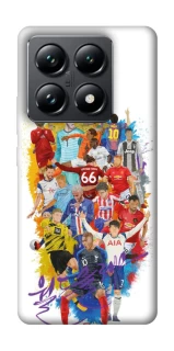 Чохол на Xiaomi 14T Pro Football Abstract v2 фото 1 з 1