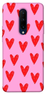 Чехол на OnePlus 7 Pro Red hearts 2 фото 1 из 1
