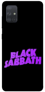 Чехол на Samsung Galaxy A71 Black Sabbath logo ver.1 фото 1 из 1