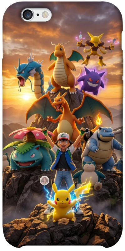 Чехол на Apple iPhone 6/6s plus (5.5") Pokemon фото 1 из 1