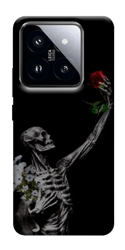 Чохол на Xiaomi 14 Pro Skeleton vs Rose фото 1 з 1