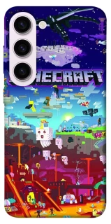 Чехол на Samsung Galaxy S23+ Minecraft world фото 1 из 1