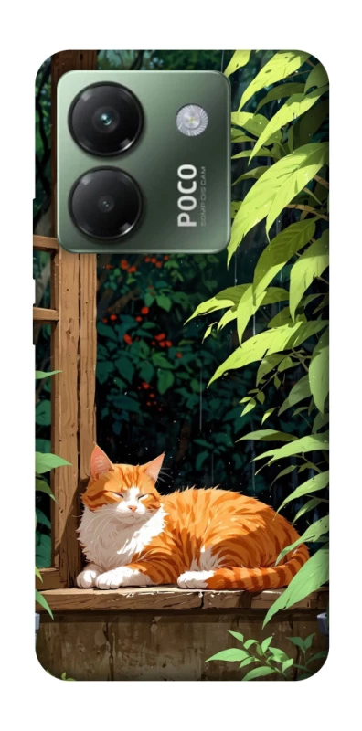 Чохол на Xiaomi Poco M7 pro 5G red cat фото 1 з 1