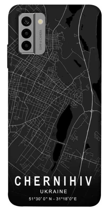 Чохол на Nokia G22 Chernihiv map фото 1 з 1