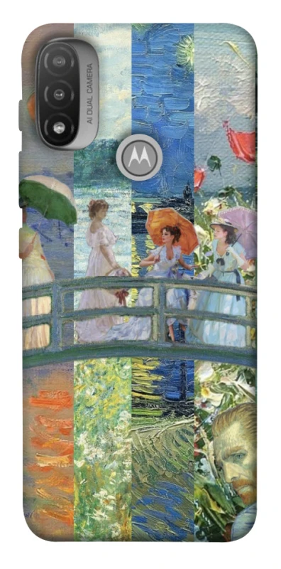 Чохол на Motorola Moto E20 Art collage ver.6 фото 1 з 1