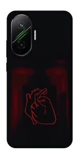 Чехол на Xiaomi Poco F7 Красное сердце фото 1 из 1