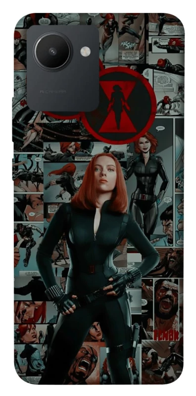 Чохол на Realme C30 Black Widow фото 1 з 1