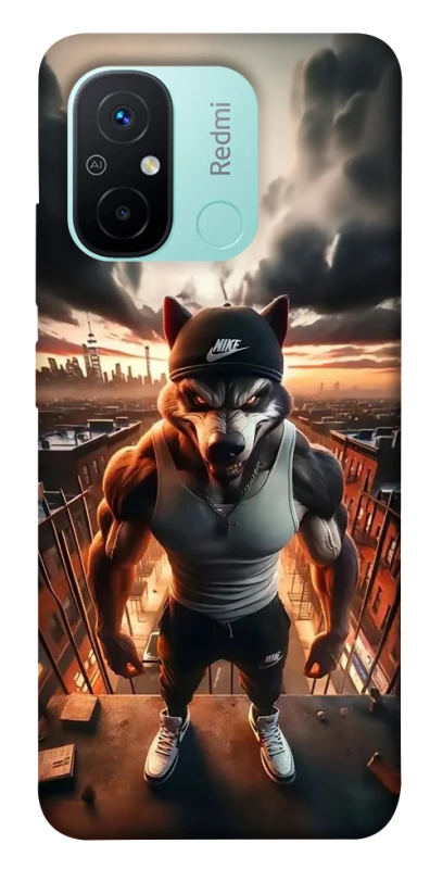Чехол на Xiaomi Redmi 12C / Poco C55 Волк фото 1 из 1