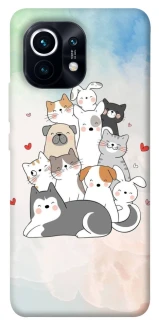 Чохол на Xiaomi Mi 11 Funny Pets ver.2 фото 1 з 1