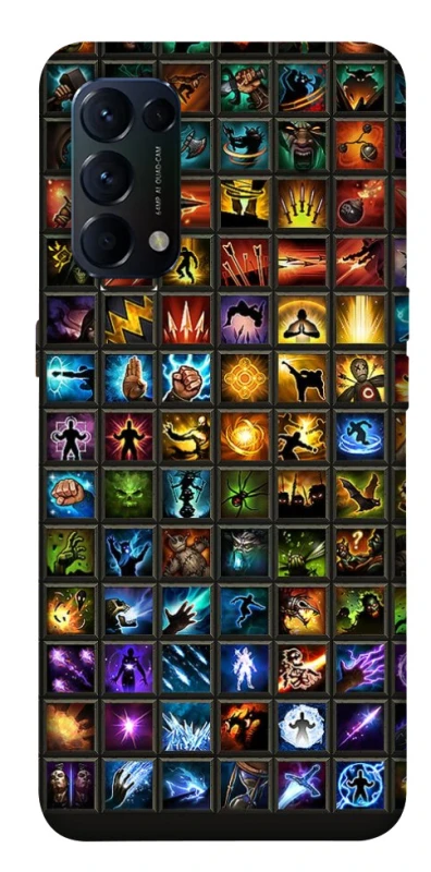 Чохол на Oppo Reno 5 4G Abilities menu ver.3 фото 1 з 1