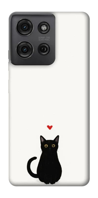 Чохол на Motorola Moto G75 cat in love фото 1 Чохол на Motorola Moto G75 cat in love фото 1 з 1
