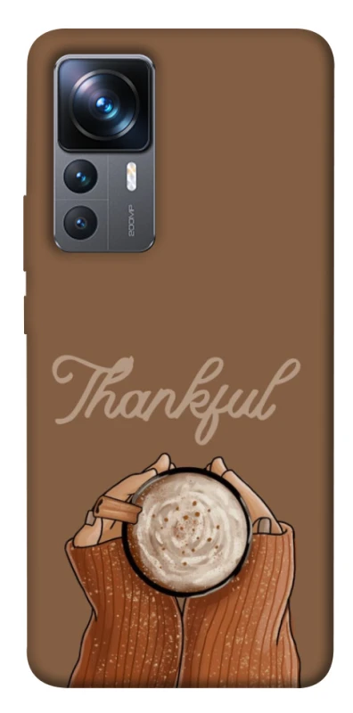 Чохол на Xiaomi 12T / 12T Pro Thankful coffee фото 1 з 1