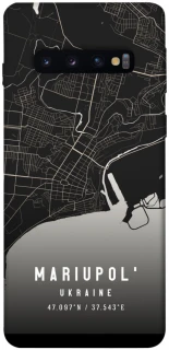 Чохол на Samsung Galaxy S10 Mariupol map фото 1 з 1