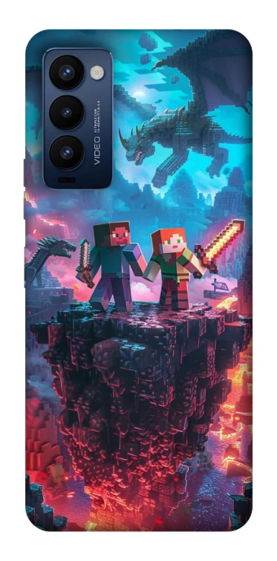 Чохол на TECNO Camon 18 Pro Minecraft v3 фото 1 з 1