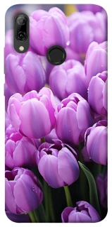 Чехол на Huawei P Smart (2019) Фиолетовые тюльпаны фото 1 из 1