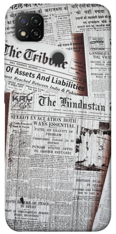 Чохол на Xiaomi Redmi 9C Газети фото 1 з 1