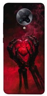 Чехол на Xiaomi Redmi K30 Pro / Poco F2 Pro Heart in the hands of a skeleton фото 1 из 1