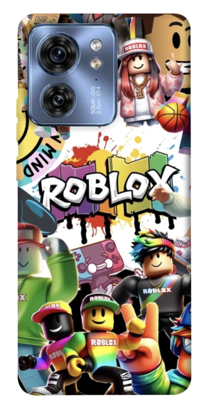 Чохол на Motorola Edge 40 Roblox Characters Collage фото 1 з 1