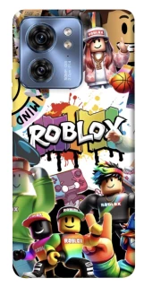 Чехол на Motorola Edge 40 Roblox Characters Collage фото 1 из 1