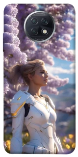 Чехол на Xiaomi Redmi Note 9 5G / Note 9T Cyber space girl ver.1 фото 1 из 1
