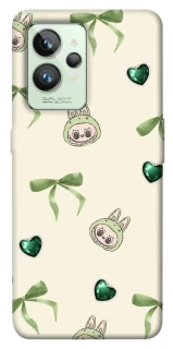 Чохол на Realme GT2 Labubu Green Heart фото 1 з 1