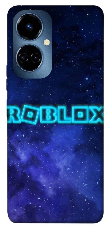 Чохол на TECNO Camon 19 Pro Roblox Space Logo Blue фото 1 з 1