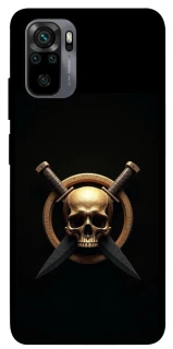 Чехол на Xiaomi Poco M5s Golden Skull фото 1 из 1
