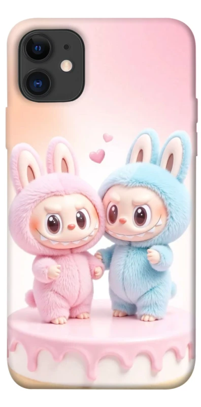 Чохол на Apple iPhone 11 (6.1") Labubu Twins фото 1 з 1