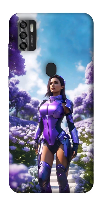 Чохол на ZTE Blade A7s (2020) Cyber space girl ver.4 фото 1 з 1
