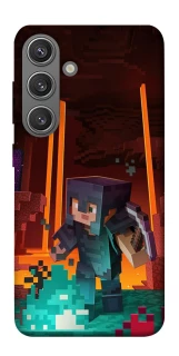 Чехол на Samsung Galaxy S24 Minecraft game adventure фото 1 из 1