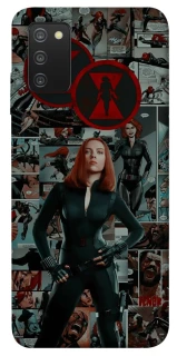 Чехол на Samsung Galaxy A03s Black Widow фото 1 из 1