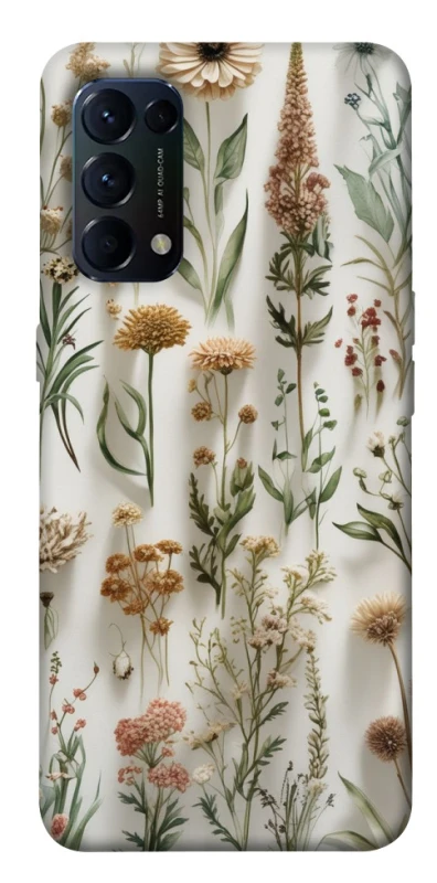 Чохол на Oppo Reno 5 4G Floral design ver.2 фото 1 з 1