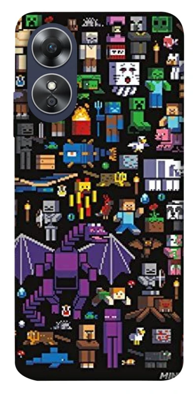 Чохол на Oppo A17 Minecraft v5 фото 1 з 1