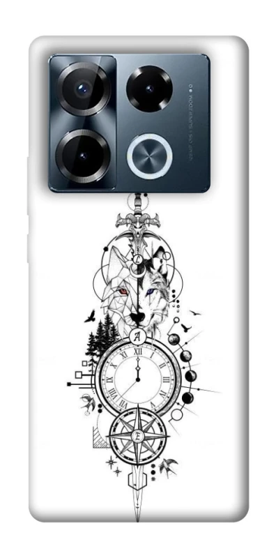 Чехол на Infinix Note 40 Pro 4G Tattoo ver.8 фото 1 из 1