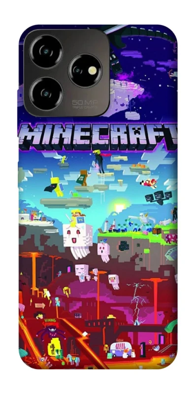 Чохол на ZTE Blade V50 Design 4G Minecraft world фото 1 з 1