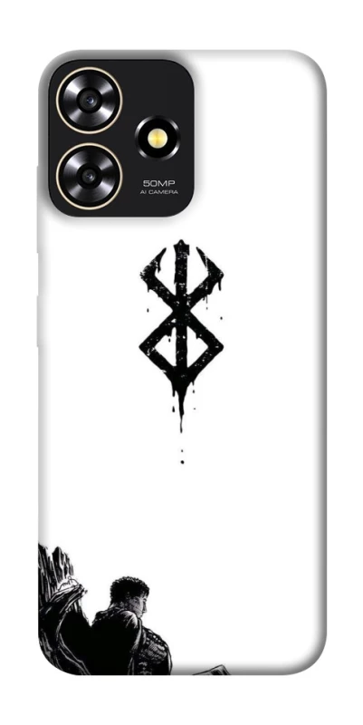 Чехол на ZTE Blade A73 4G berserk white фото 1 из 1