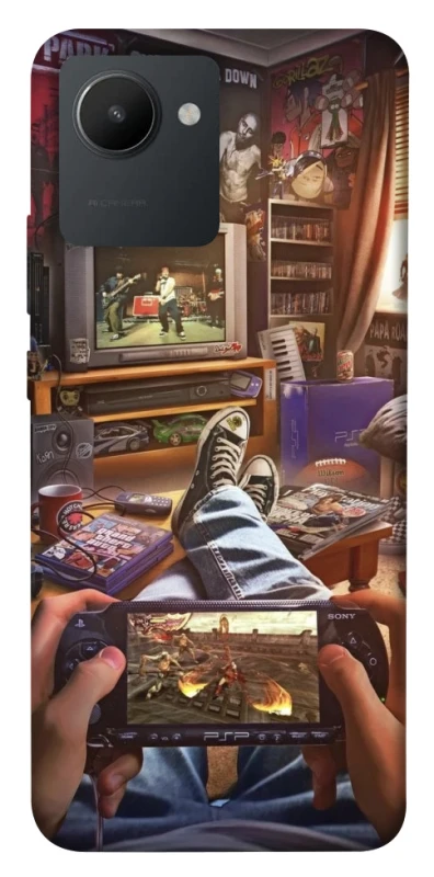 Чехол на Realme C30 Retro style v4 фото 1 из 1