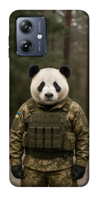 Чохол на Motorola Moto G54 Панда захисник фото 1 Чохол на Motorola Moto G54 Панда захисник фото 1 з 1