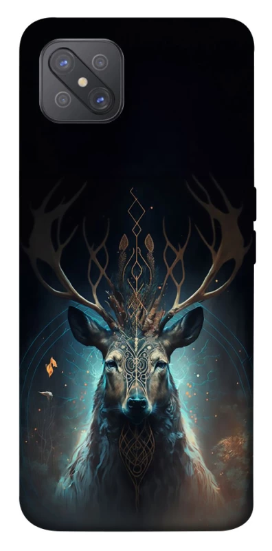 Чехол на Oppo A92s Скандинавский олень v2 фото 1 из 1