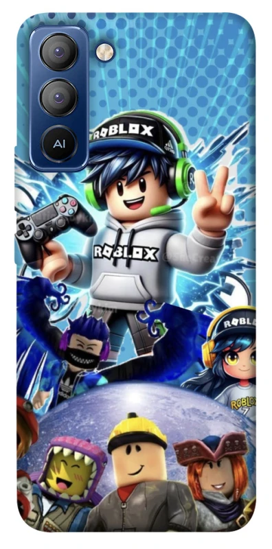Чехол на TECNO Pop 5 LTE Roblox collage ver.3 фото 1 из 1