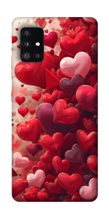 Чохол на Samsung Galaxy A51 5G Many hearts фото 1 з 1